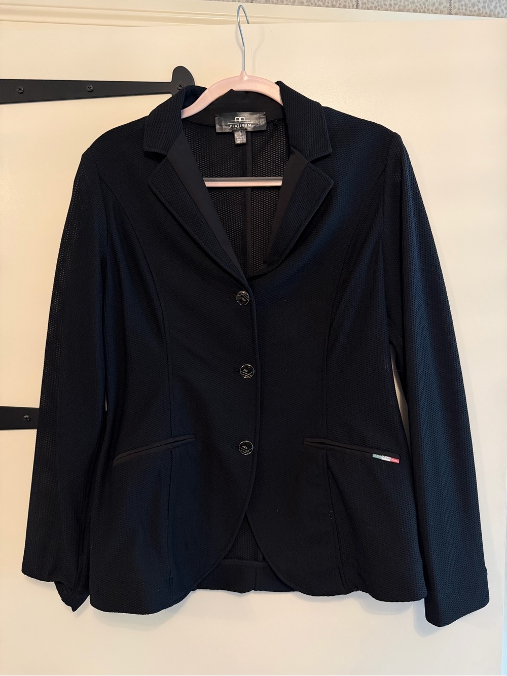 Platinum Black Mesh Women's Show Jacket